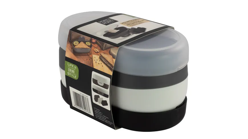 Moritz & Moritz Dosenset mit Trenner colourfull, Black