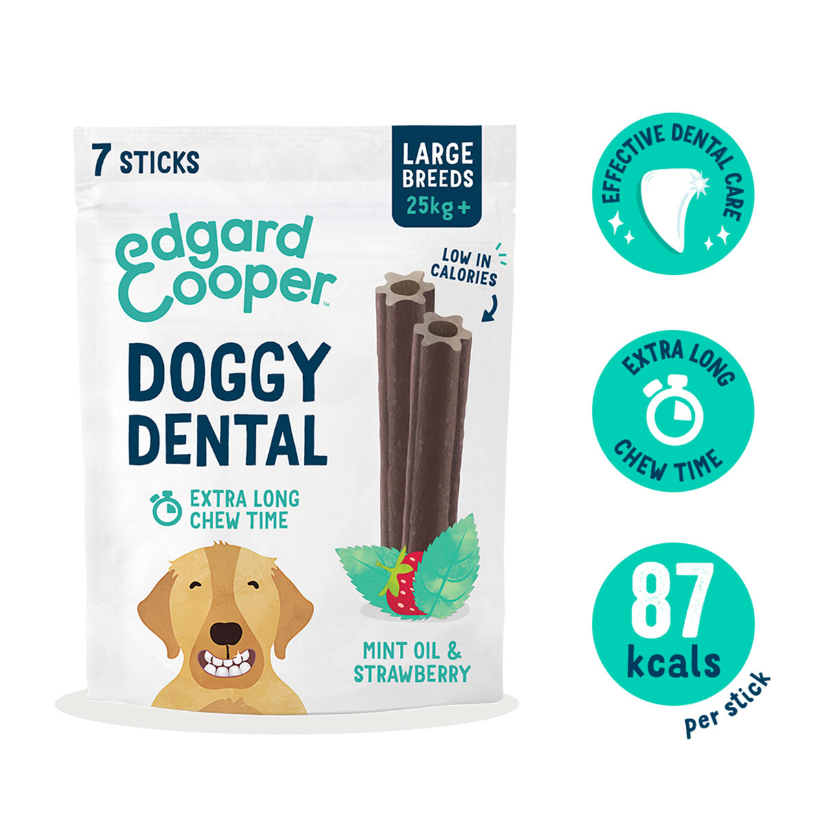 Edgard & Cooper Doggy Dental Erdbeere/Minze L kaufen bei ZooRoyal