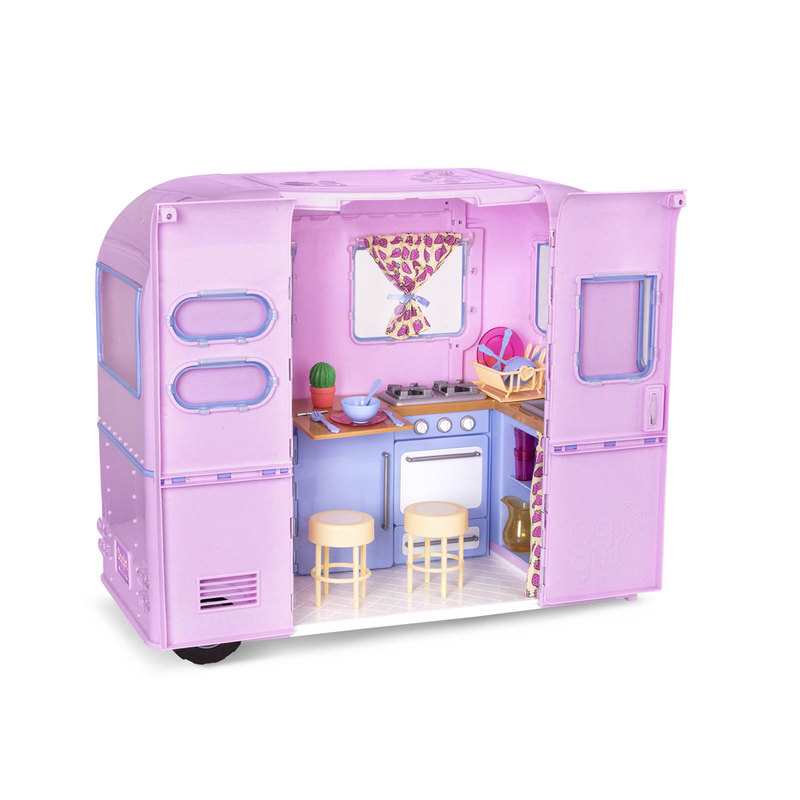 Caravane et ses accessoires pour poupée Our Generation