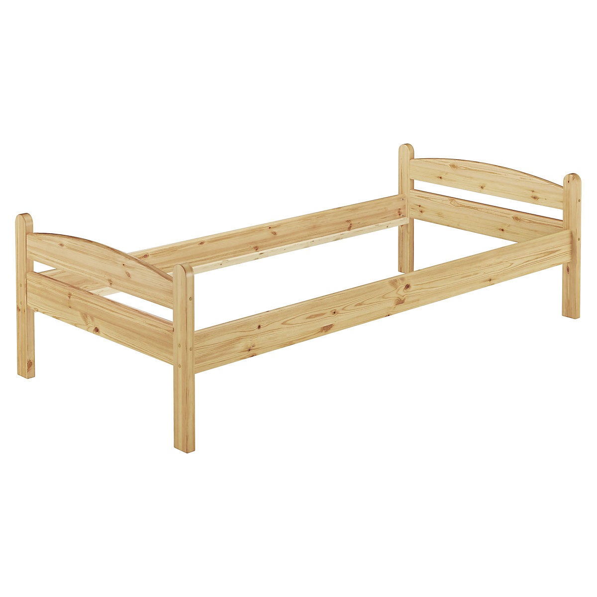 Einzelbett Massivholz Kiefer 80x200 mit Rost und Matratze