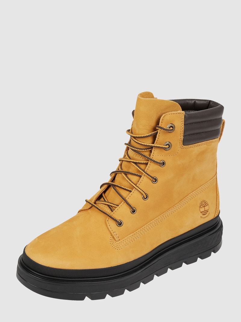Boots aus Leder Modell 'Ray City' - wasserdicht in mittelbraun