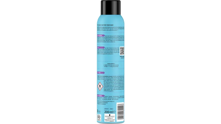 GOT2B Trockenshampoo Trocken Wäsche Extra Volumen 200 ml 200 ml