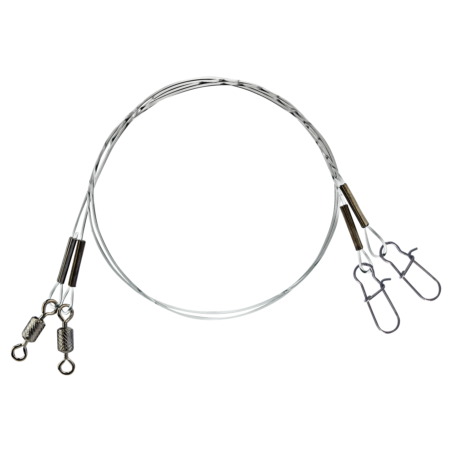Shirasu Flourocarbon Rigs mit Tonne und Wirbel