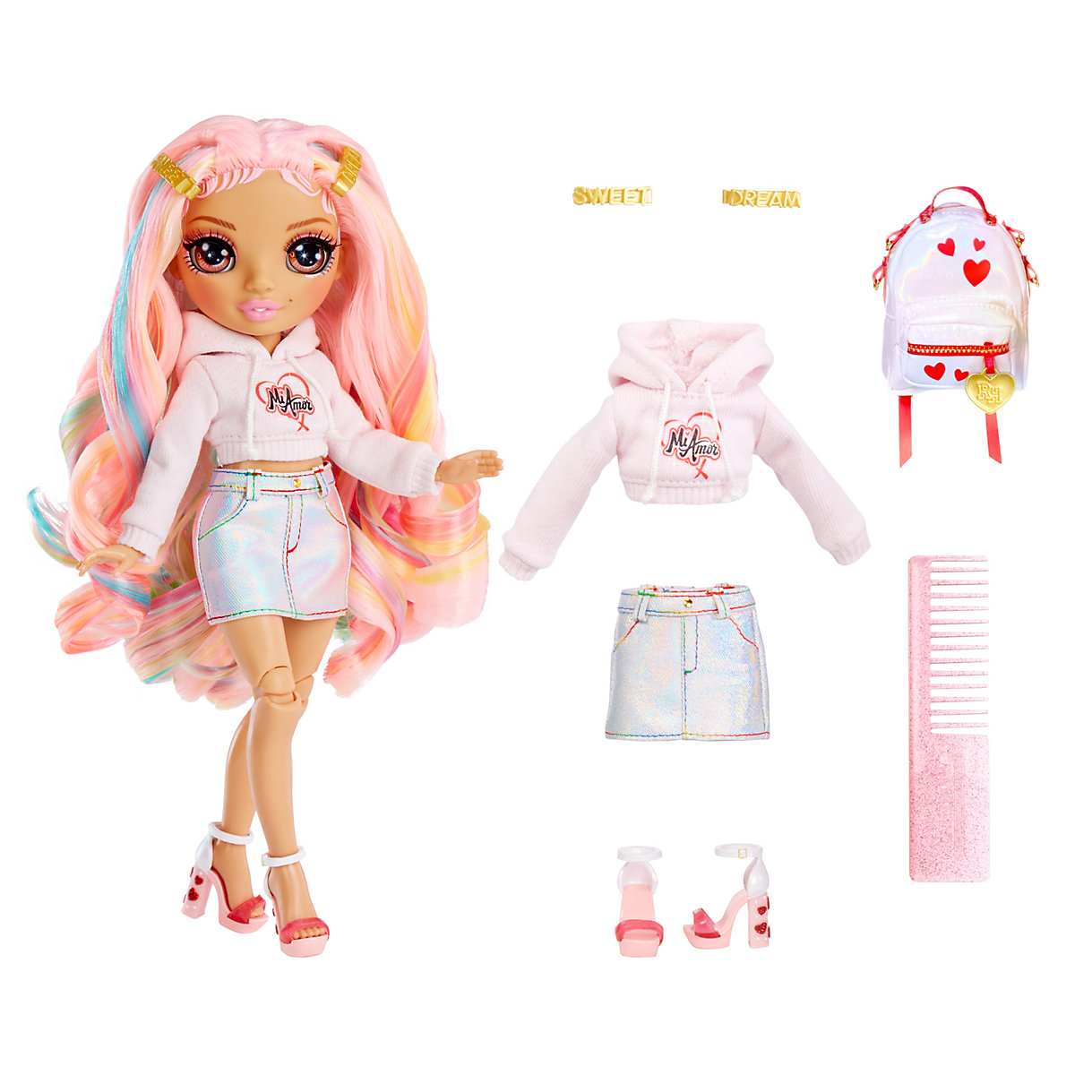 MGA 590781EUC Rainbow High Junior High Fashion Doll - Kia Hart
