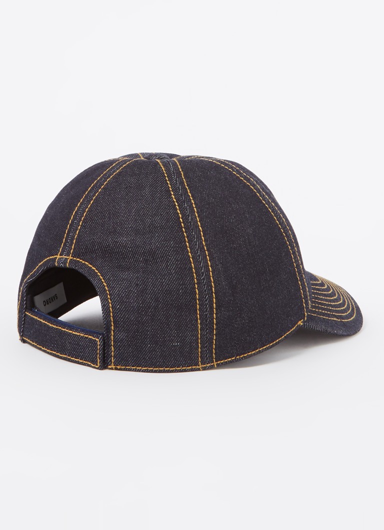 Cappellino in denim Sandro con logo