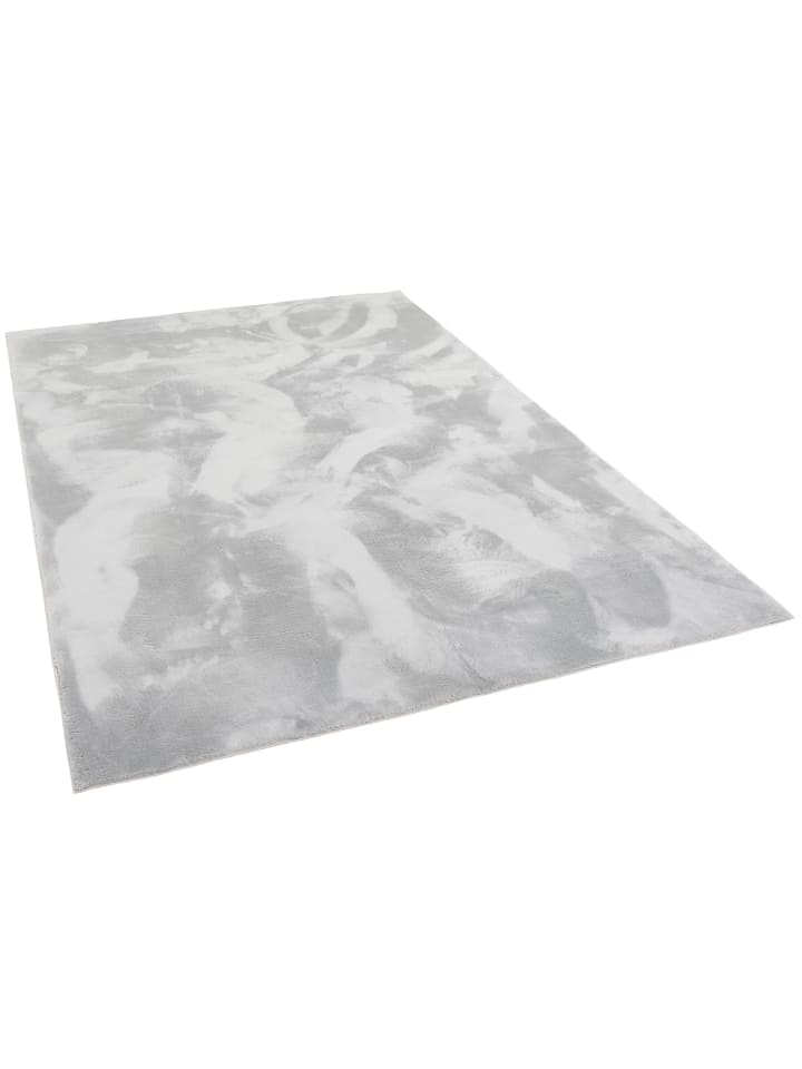 Pergamon Fellteppich Super Soft Pearl in Grijs günstig kaufen