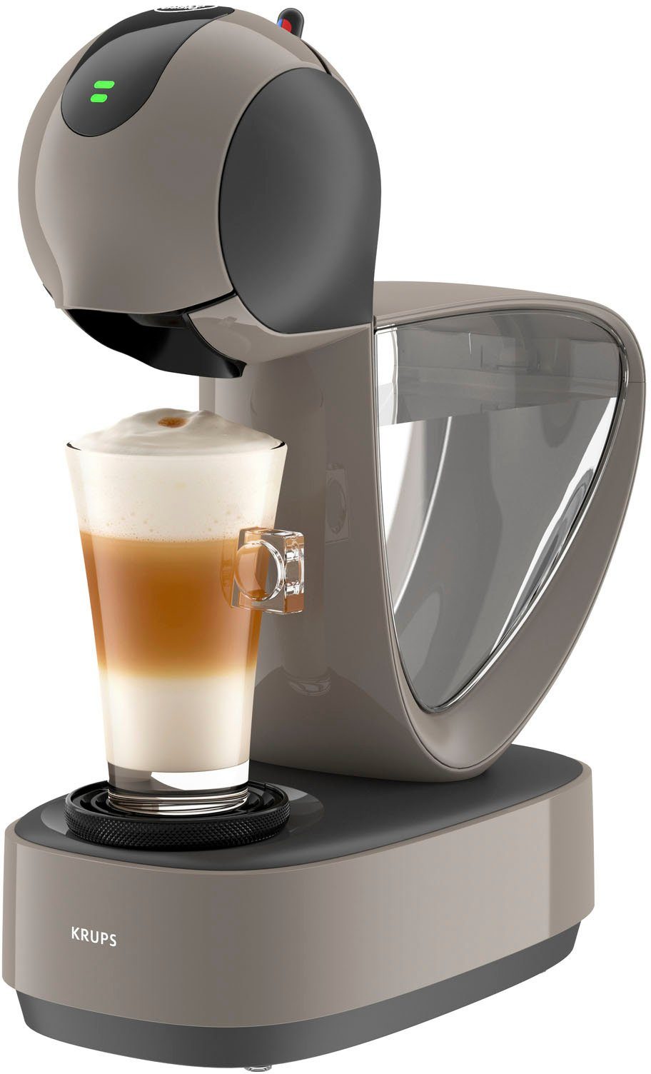 NESCAFÉ® Dolce Gusto® Kapselmaschine Krups, KP270A Infinissima Touch Automatic in Taupe, Hochdrucksystem bis 15 Bar, Touchscreen, Energiesparmodus nach 1 Min.