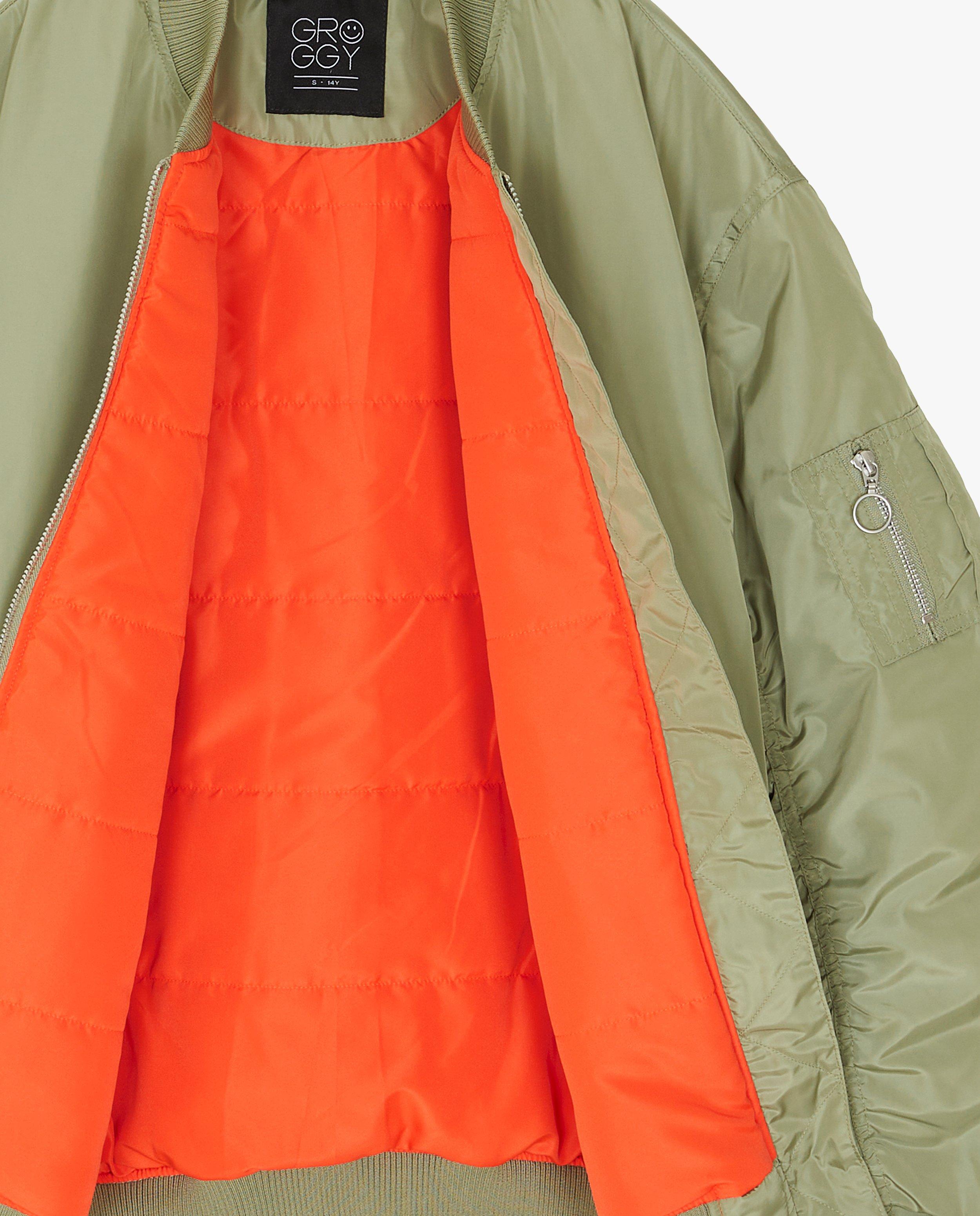 Groggy Green bomber kaki
