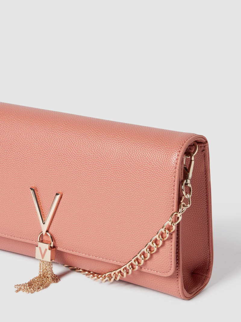 Clutch mit Strukturmuster in metallic Modell 'DIVINA' in altrosa