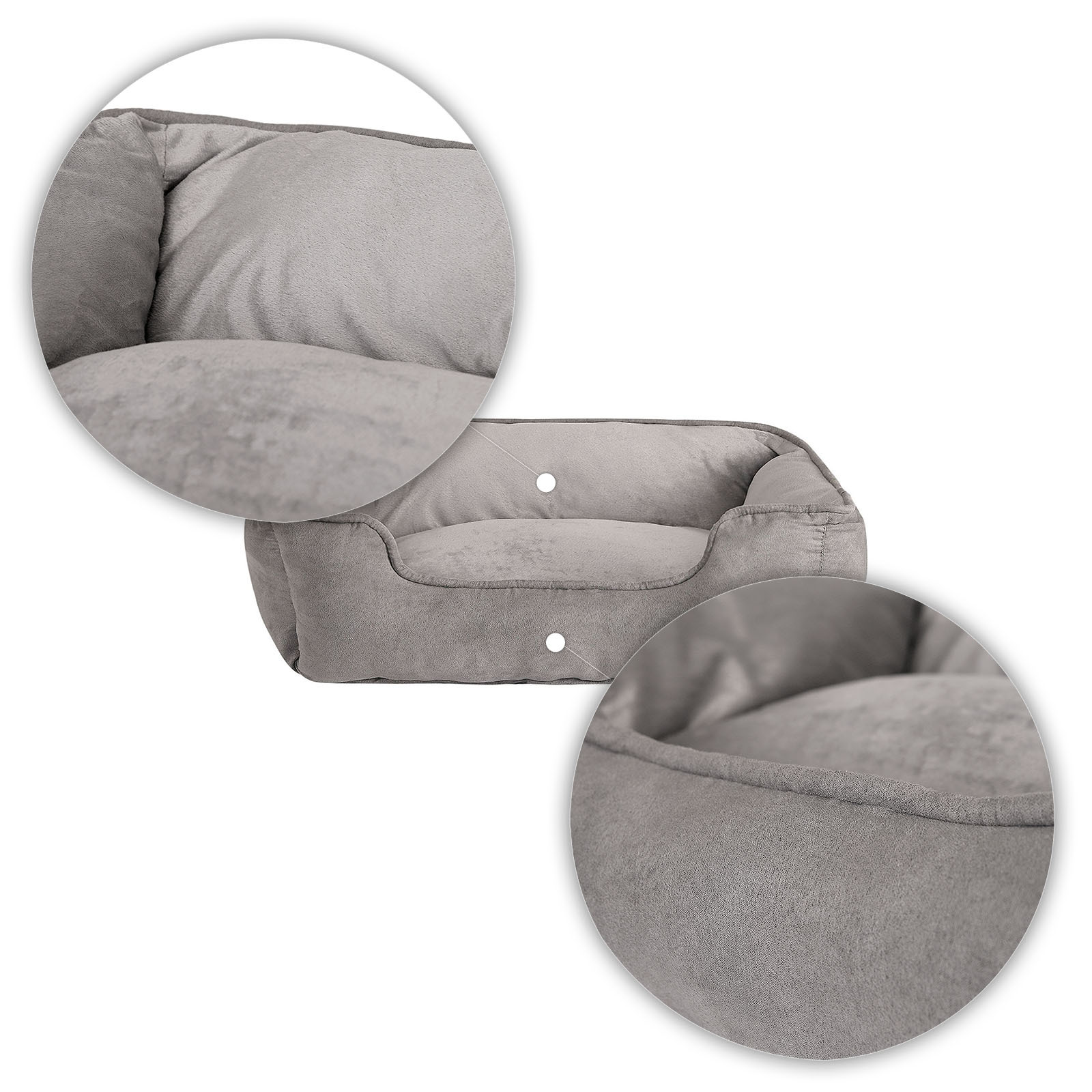 Lionto Hundebetten Lionto 2-in-1 Hundebett Hundekissen M
