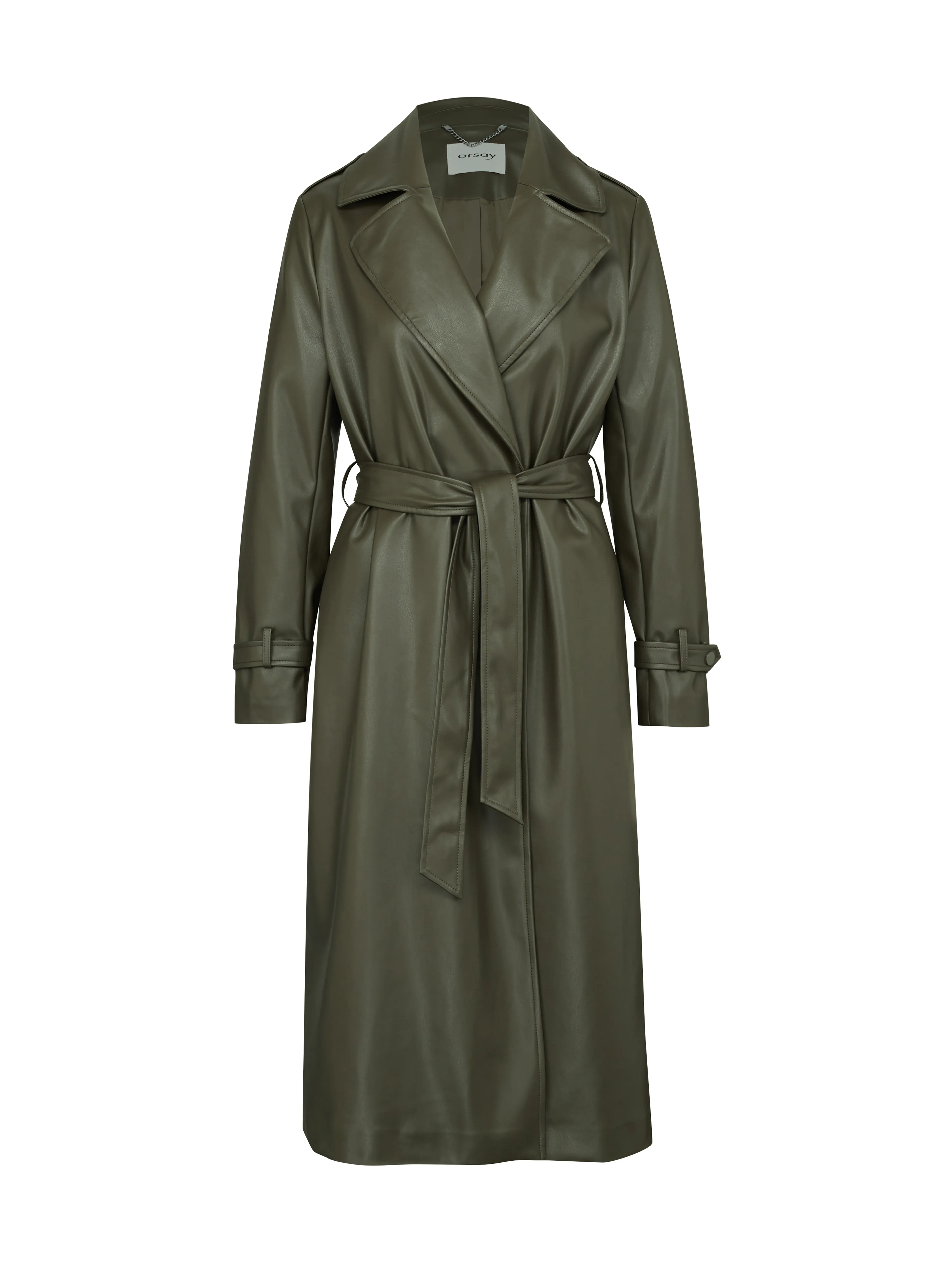 Khakifarbener Damen-Trenchcoat ORSAY