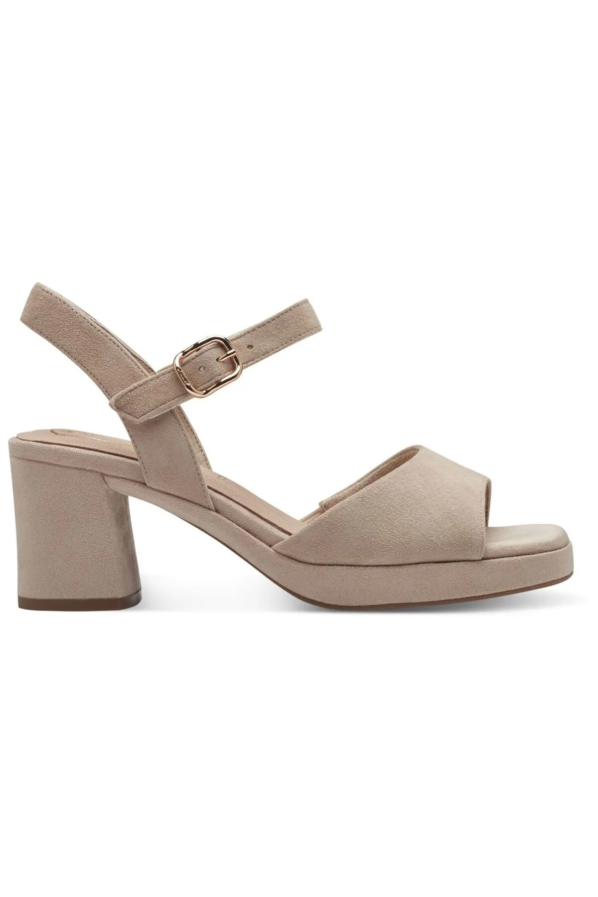 Tamaris Comfort  Sandalette - Beige - Blockabsatz