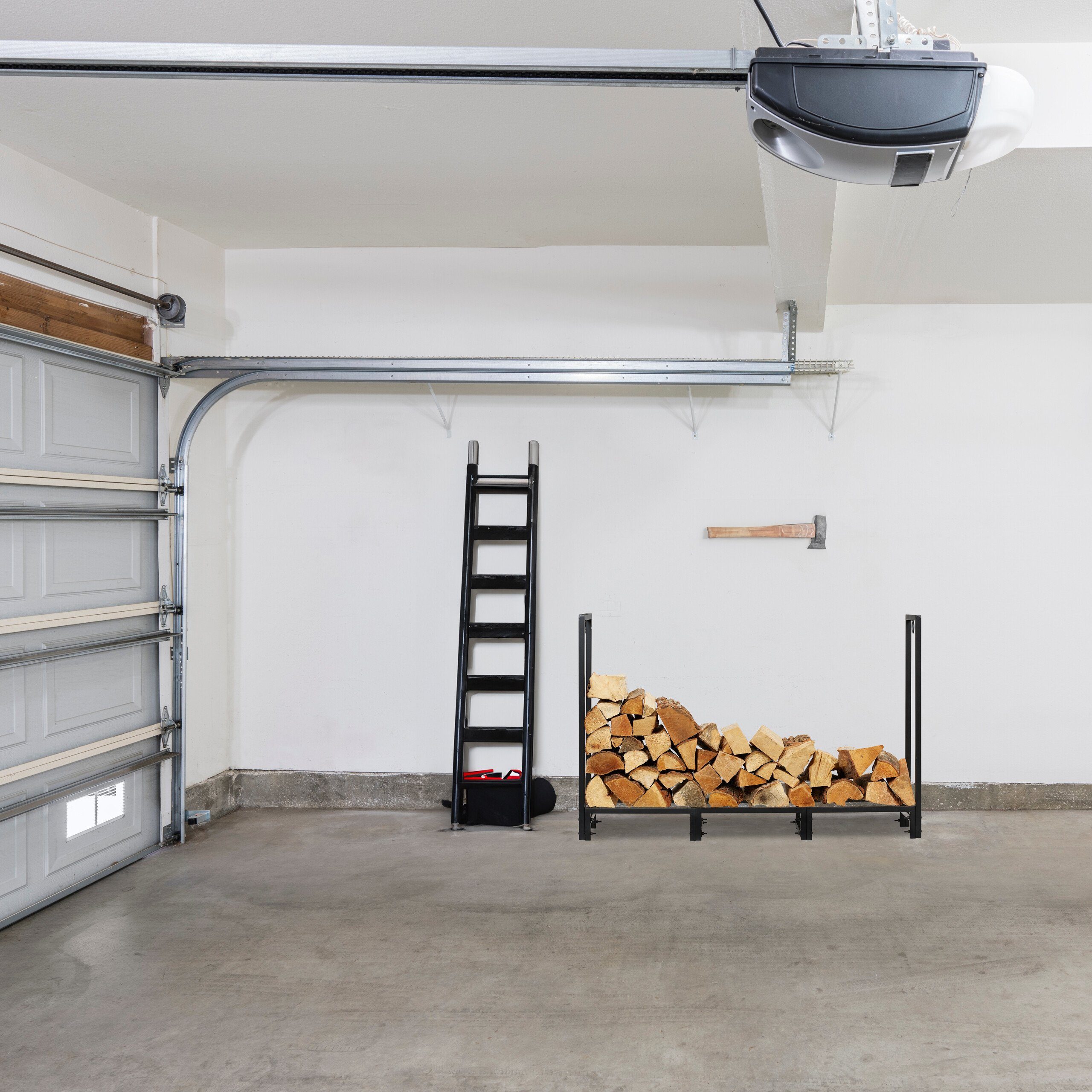 relaxdays Kaminholzregal XL Kaminholzregal innen & außen, BxTxH:121x30.5x116 cm