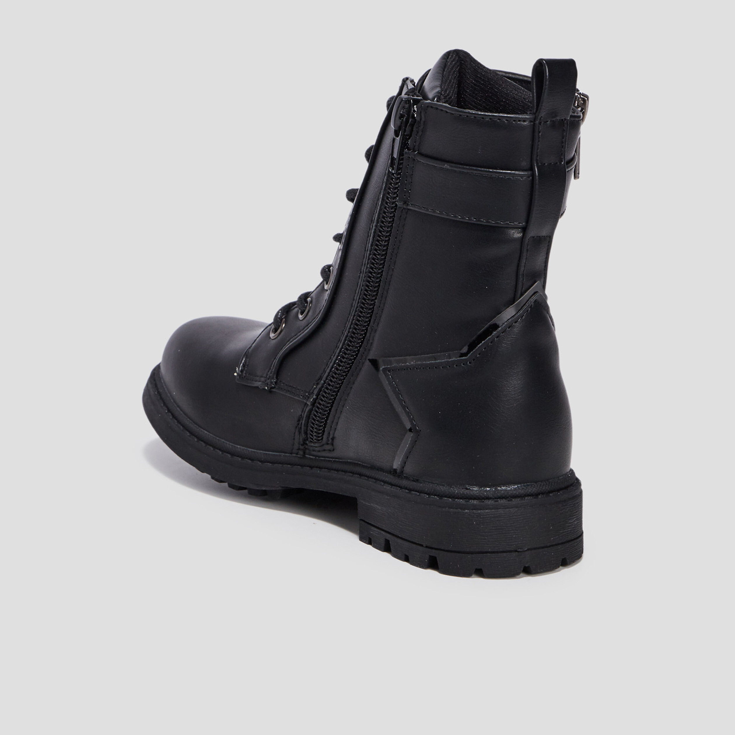 Bottines à lacets noir fille | La Halle