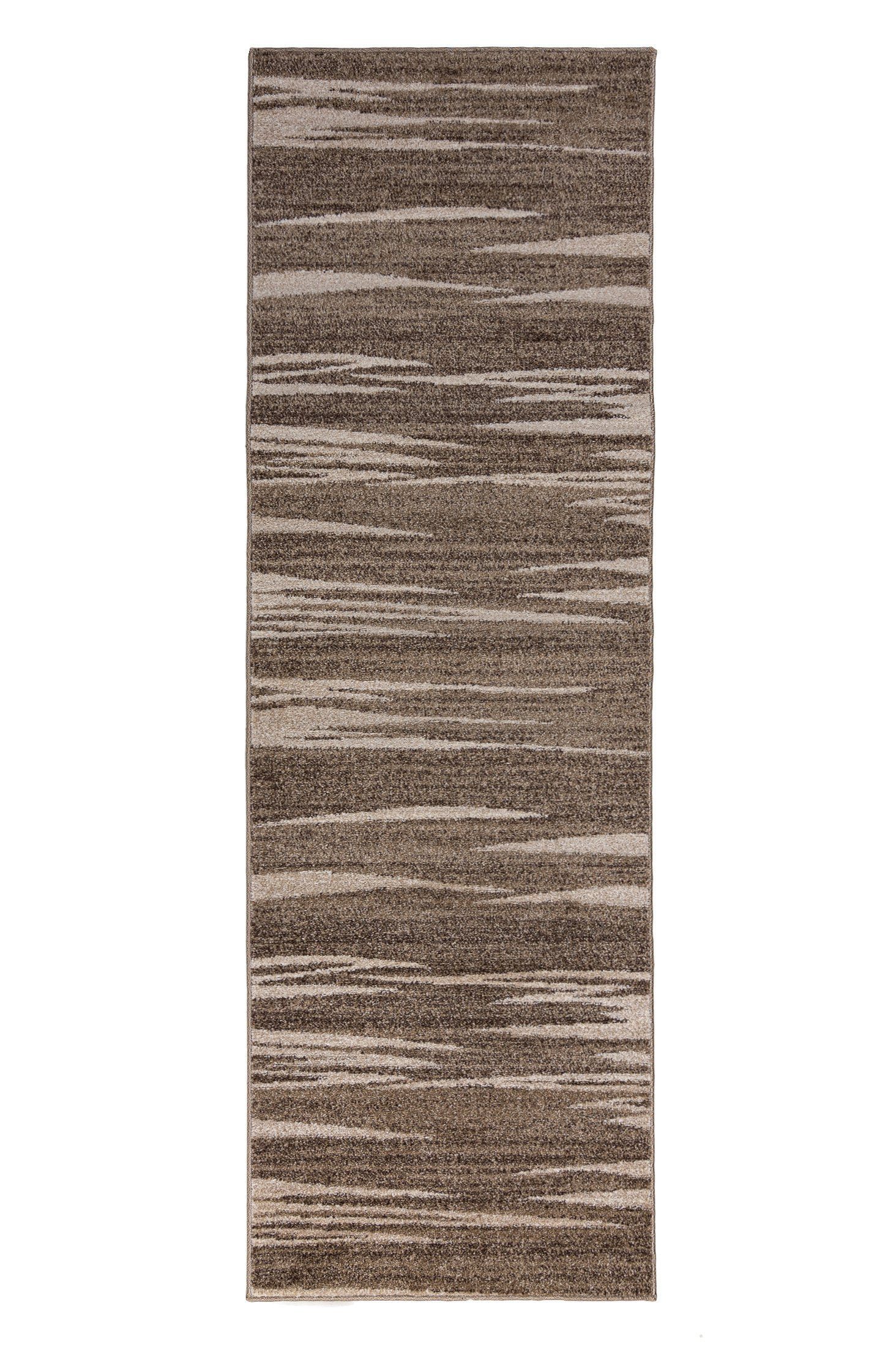 Läufer Läufer Flurläufer Modern für Vorzimmer, Küche - Beige Creme, Mazovia, 80 x 100 cm, Kurzflor, Meterware, Höhe 10 mm, Kurzflor - niedrige Florhöhe