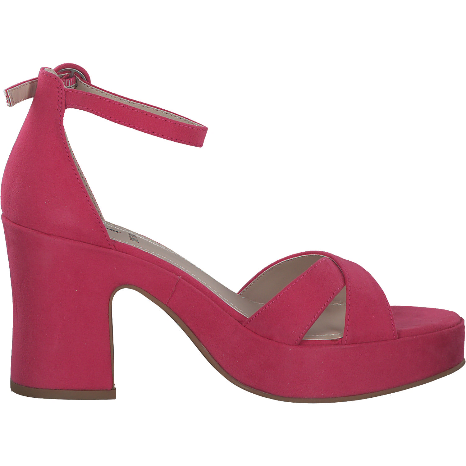 s. Oliver 28318, Plateau-Sandaletten, Damen, FUXIA