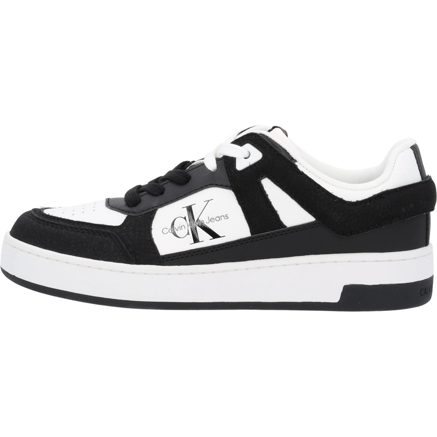 Calvin Klein YW0YW01301, Schnürschuhe, Damen, schwarz weiß