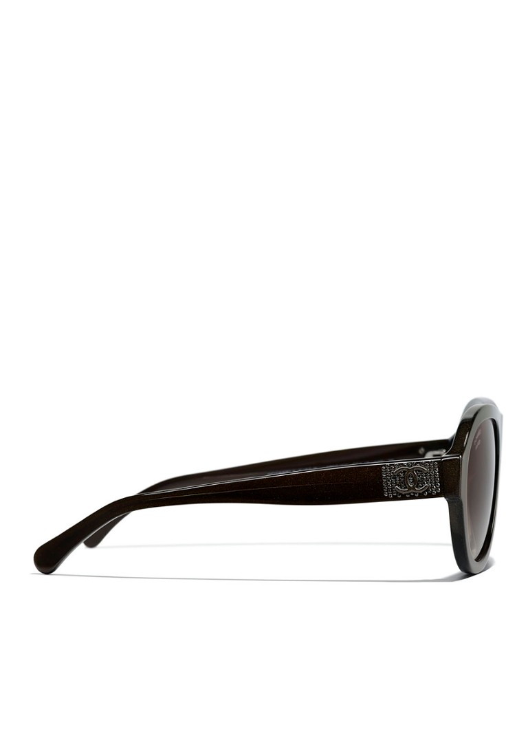 CHANEL OVĀLAS SAULESBRILLES