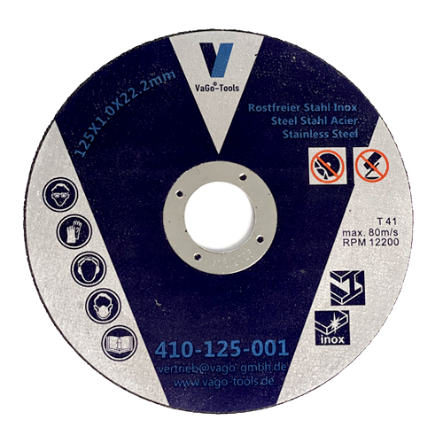 Vago-Tools Trennscheiben Flexscheiben 125mmx1mm Edelstahl Metall Stahl 100 Stück
