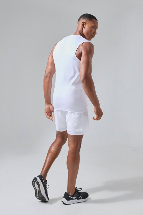 Man Active Camouflage 2-in-1 Shorts
