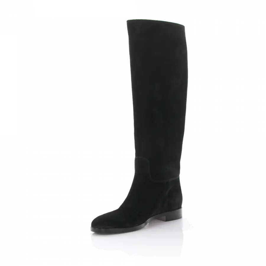 Sergio Rossi - Stiefel Zierschnalle schwarz - schwarz