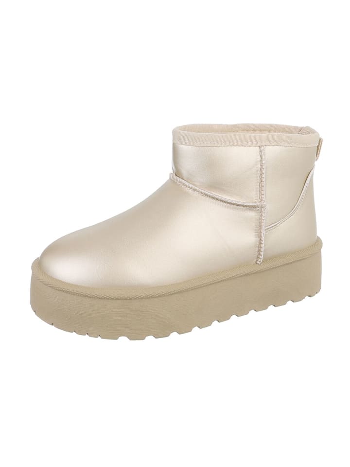 Ital-Design Stiefelette in Gold günstig kaufen