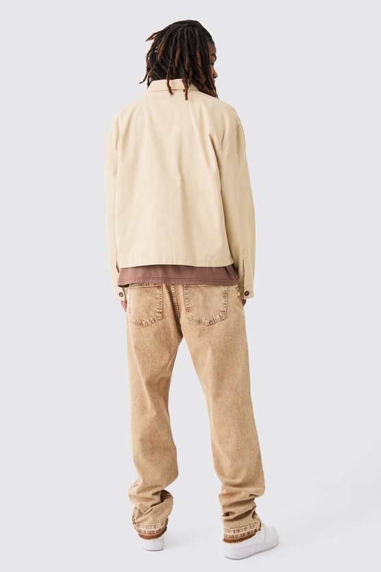 Smart Boxy Twill Pocket Shirt