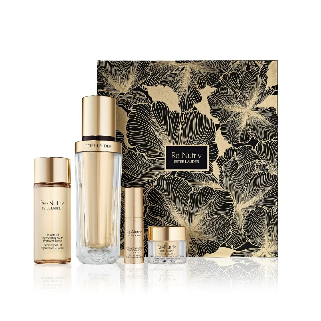 RE-NUTRIV Ultimate Diamond Brilliance Serum Set - Anti-aging sett - Anti-rynkesett, Lysnende ansiktsserum, Anti-rynke ansiktsserum