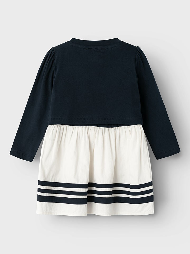 name it 2tlg. Outfit in Creme/ Dunkelblau günstig kaufen