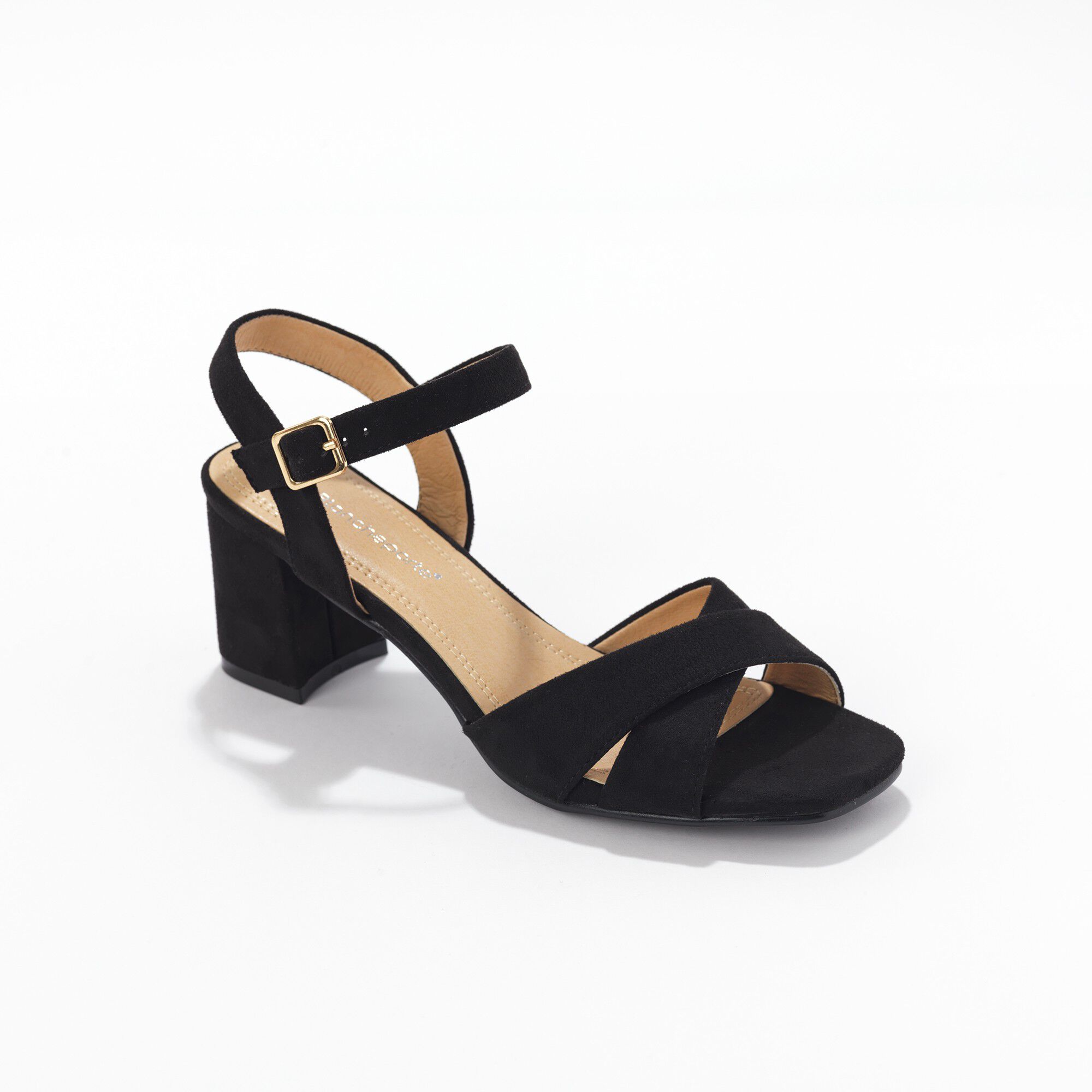 Sandales à talon brides croisées
