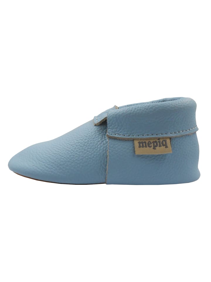Yalion Baby Leder-Krabbelschuhe in Blau günstig kaufen
