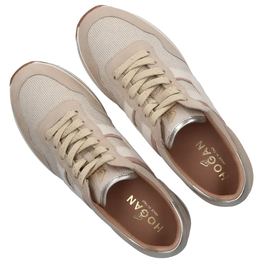 Hogan - Sneaker low H483 Nubukleder - beige