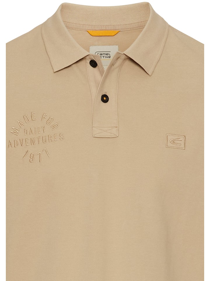 Camel Active Poloshirt in Beige günstig kaufen