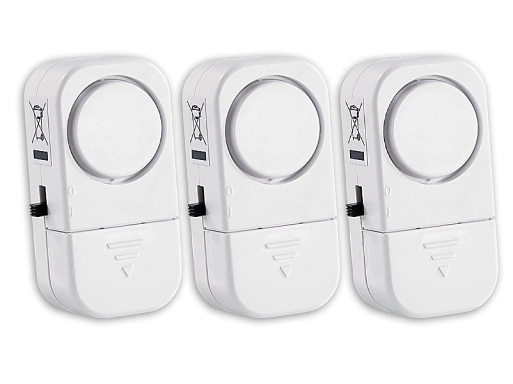 VisorTech Mini Alarmanlage 3er Set