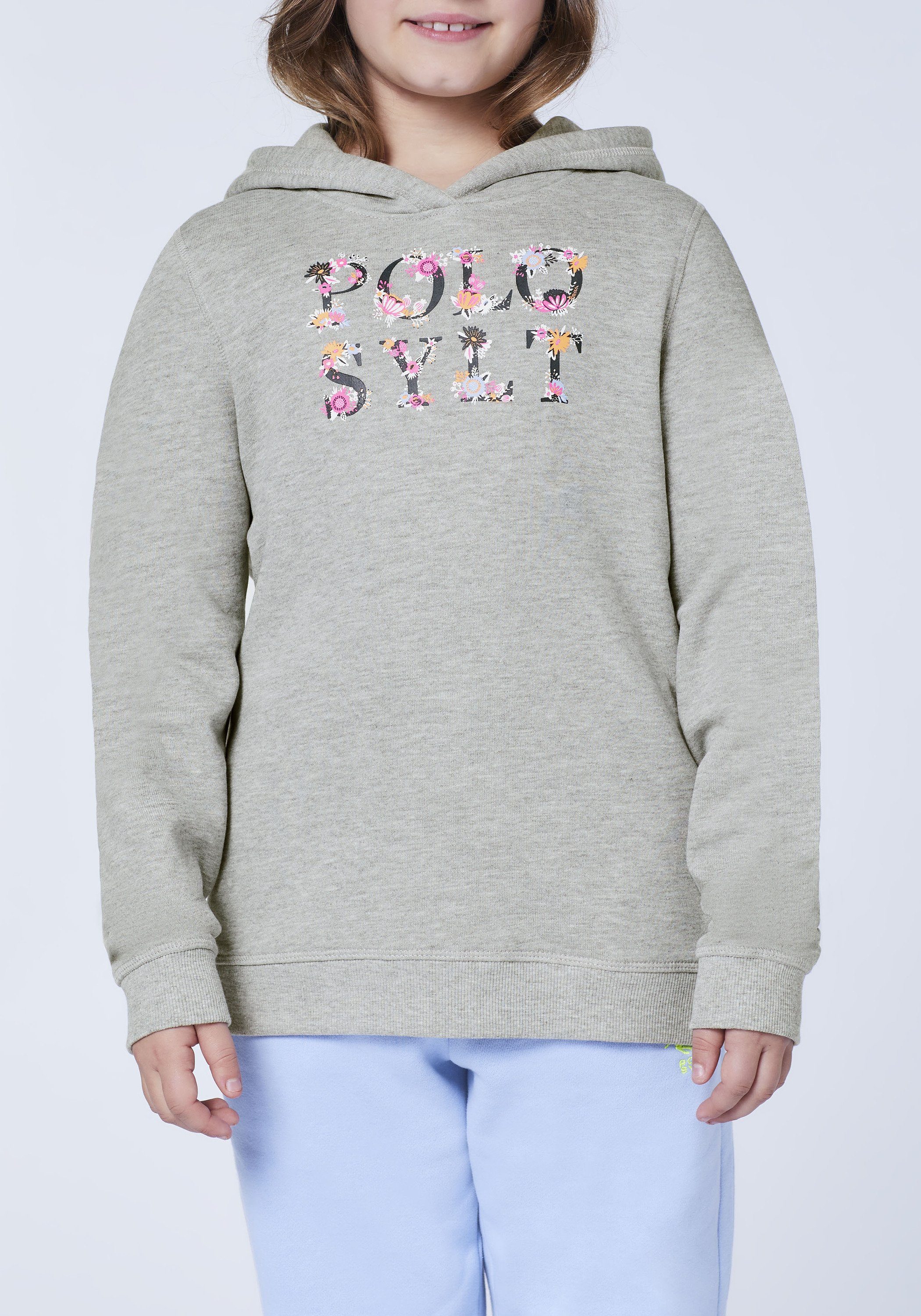 Polo Sylt Sweatshirt mit floralem Logodesign