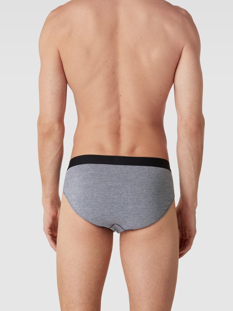 Slip mit elastischem Bund in marineblau