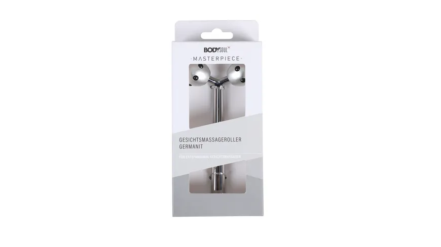 BODY&SOUL Masterpiece Gesichtsmassageroller Germanit silber