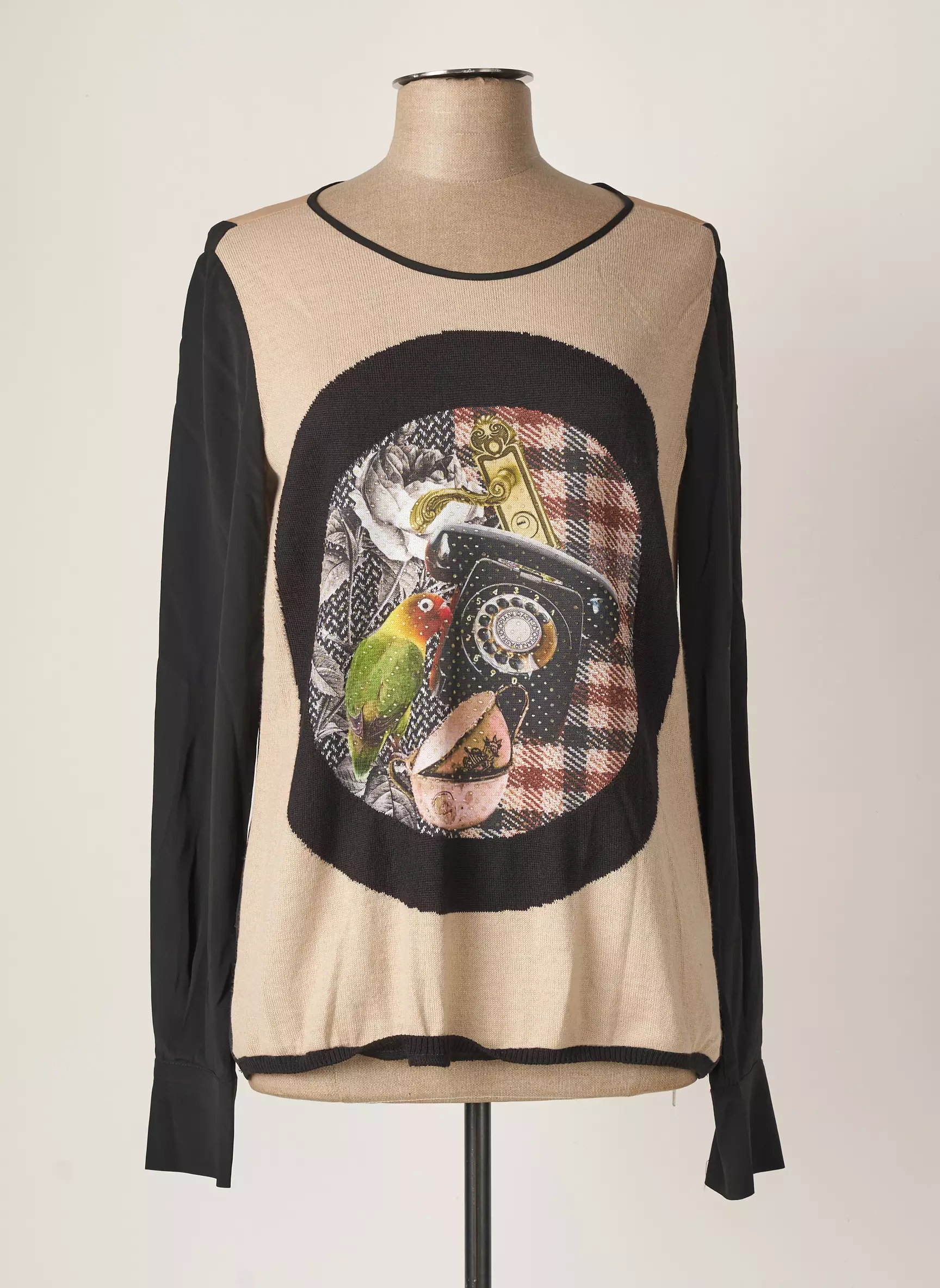 Pianurastudio Tops Femme couleur beige