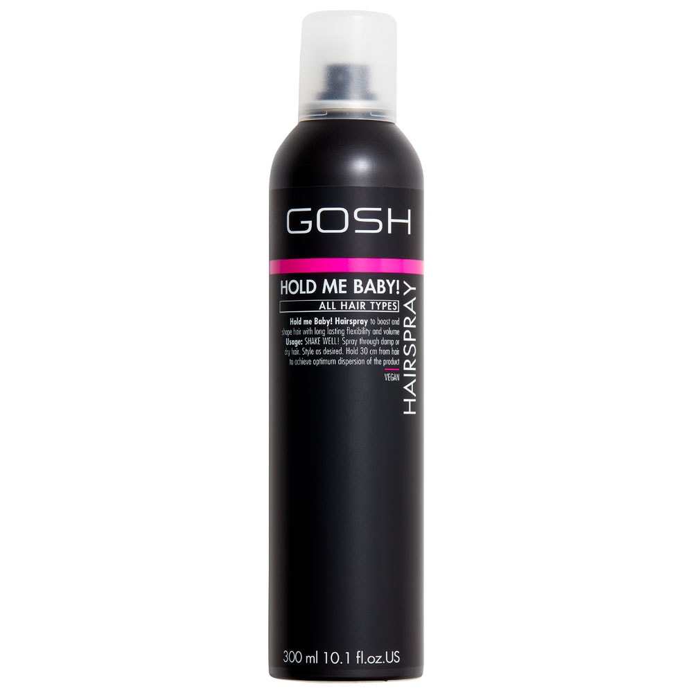 gosh copenhagen Hold Me Baby! Hairspray Laque souplesse, tenue & brillance longue durée