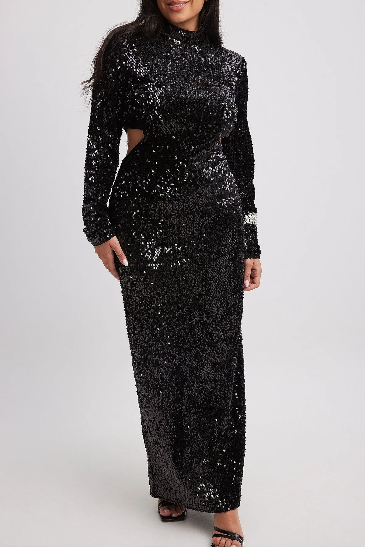 NA-KD  Maxikleid mit Pailletten
