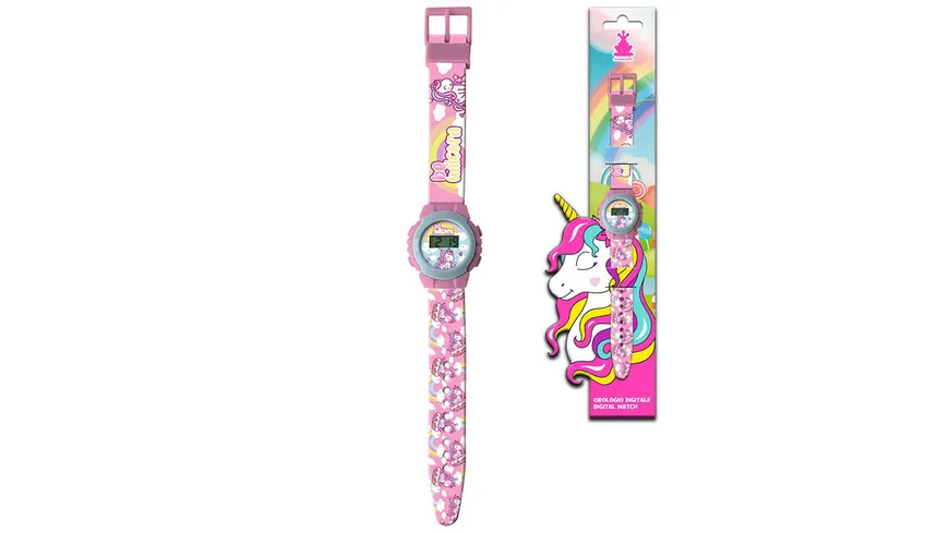Digitaluhr Unicorn