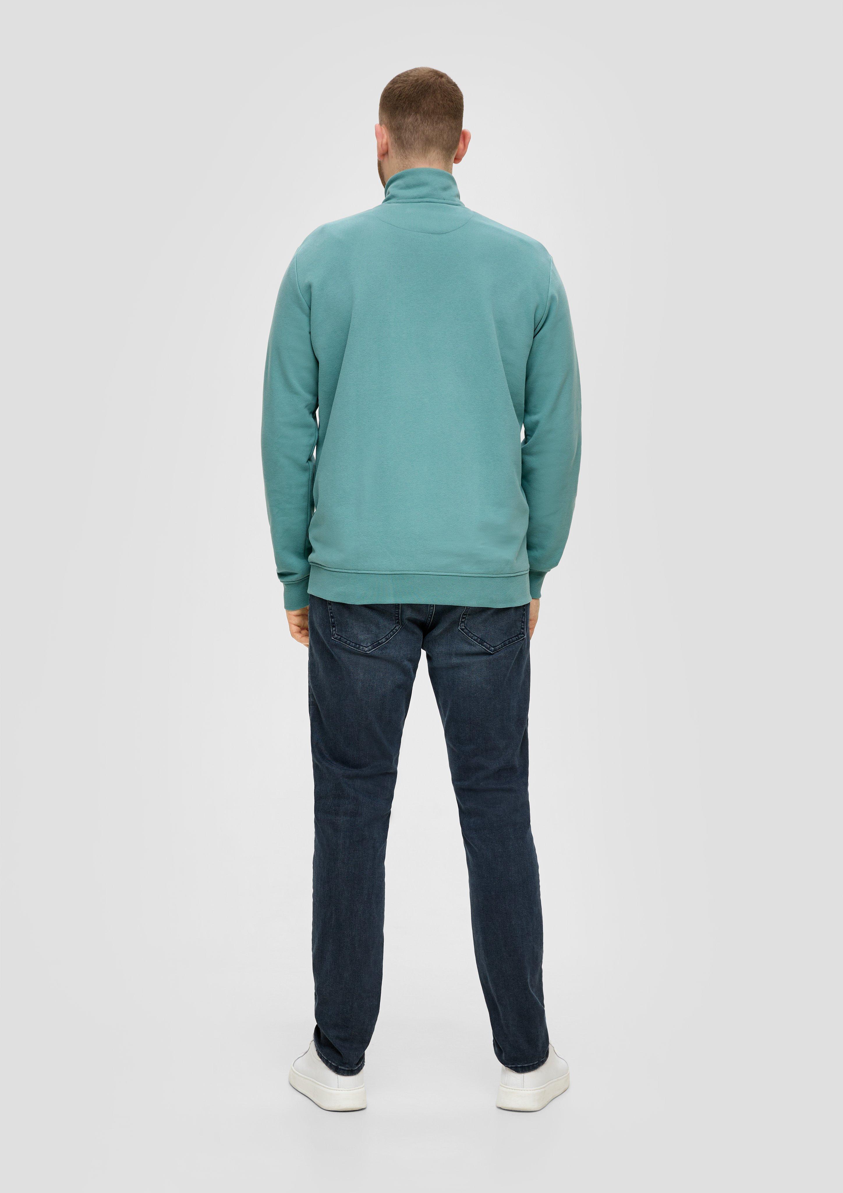 Sweatjacke mit Stehkragen  2143458-6557
