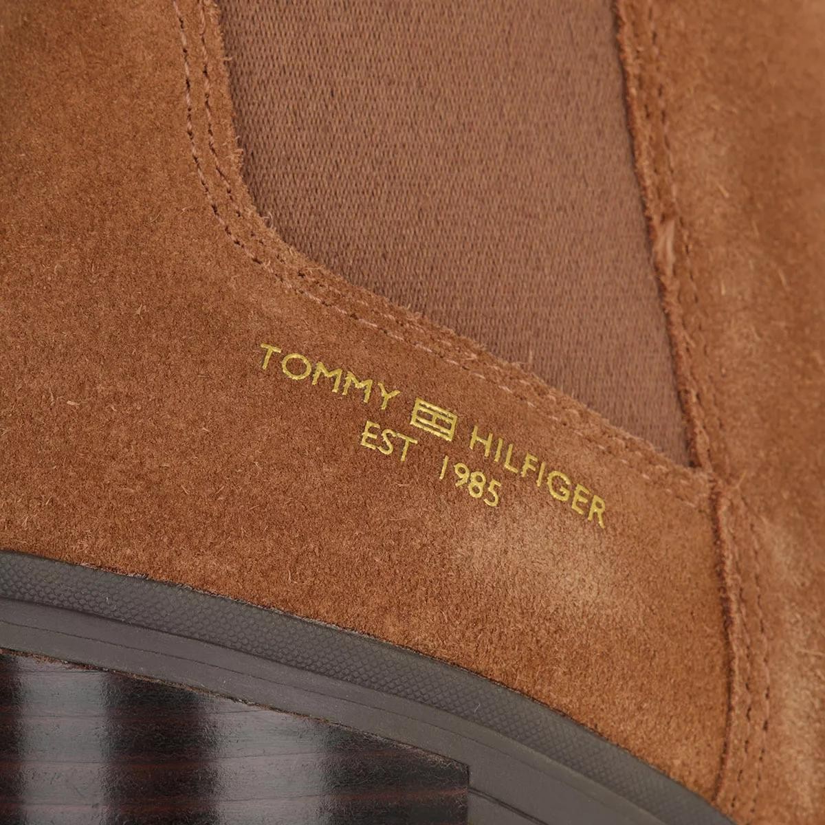 TOMMY HILFIGER Komfort Schnürer braun TH OUTDOOR HIGH HEEL BOOT