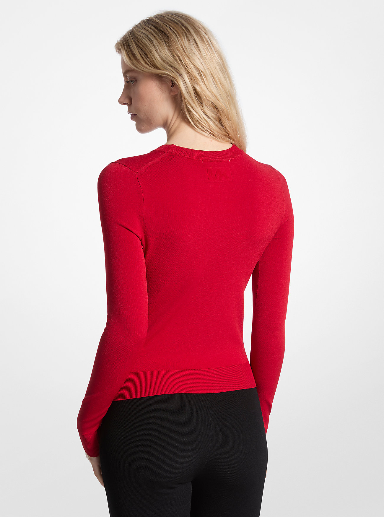 Courchevel Knit Sweater - CRIMSON