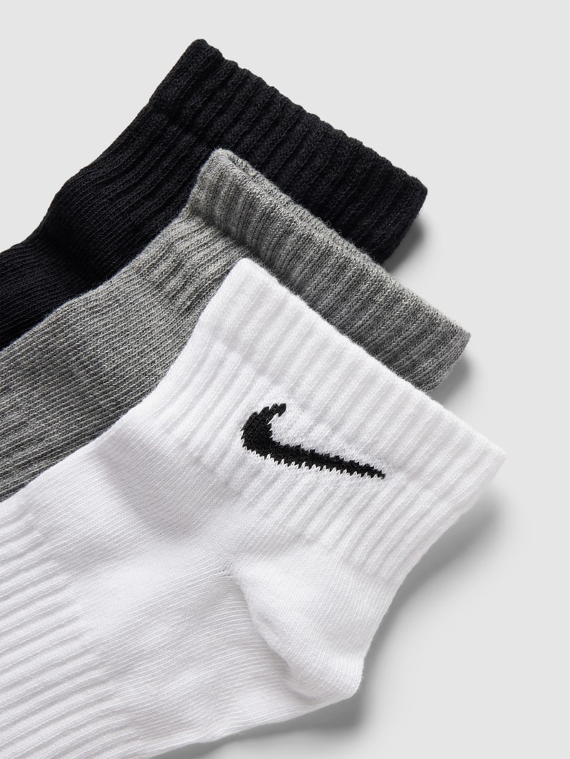 Socken mit Logo-Detail Modell 'EVERYDAY LIGHTWEIGHT' im 3er-Pack in weiß