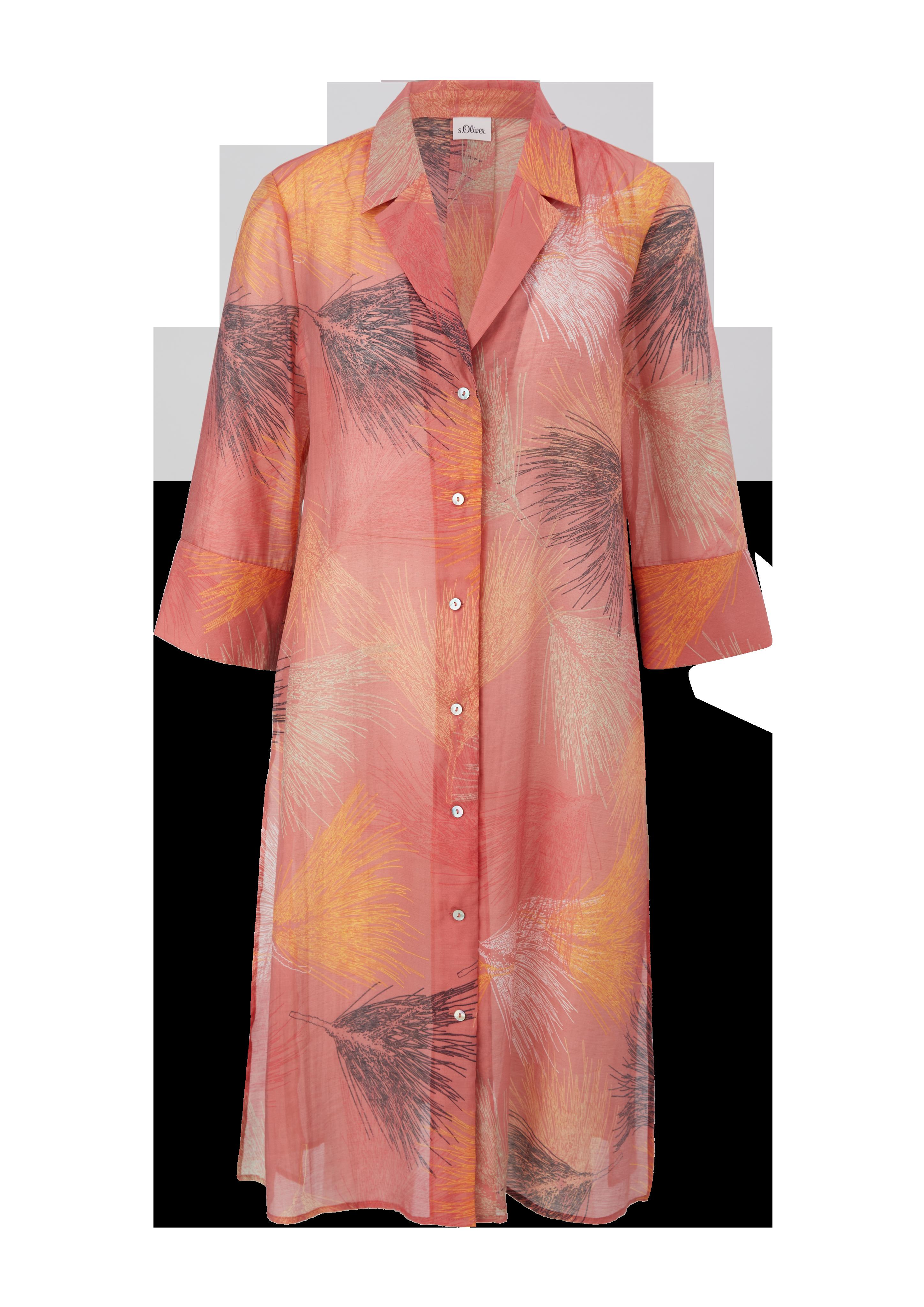 Longbluse mit Allover-Print  2132511-20A0