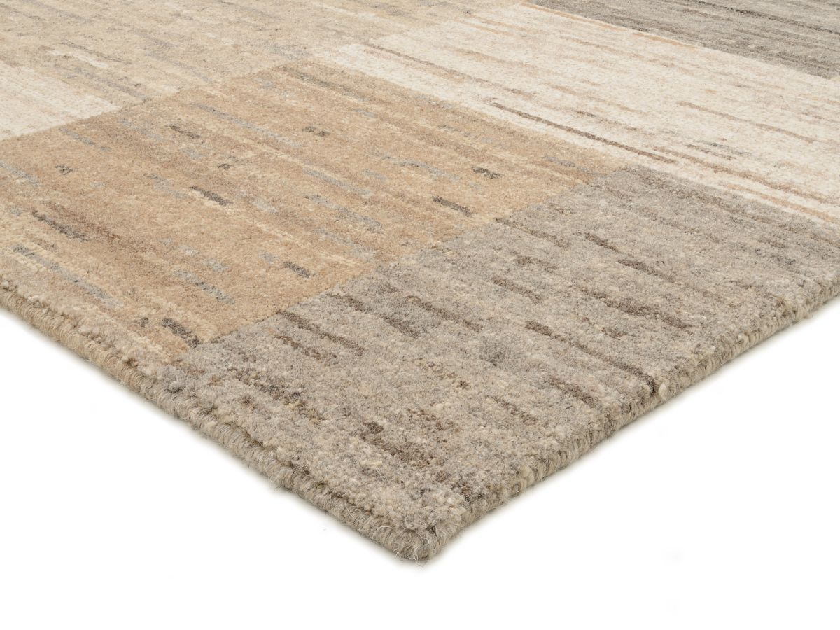Teppich aus Nepal Tamura Wolle-Natur 90 x 160 cm