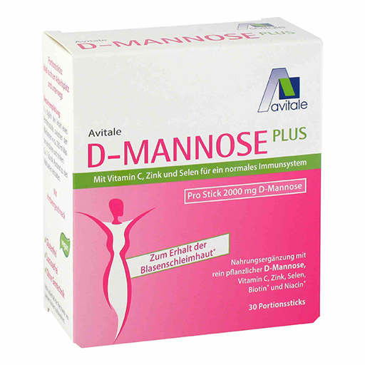 D-MANNOSE PLUS 2000 mg Sticks m.Vit.u.Mineralstof.  30X2.47 g  Pulver