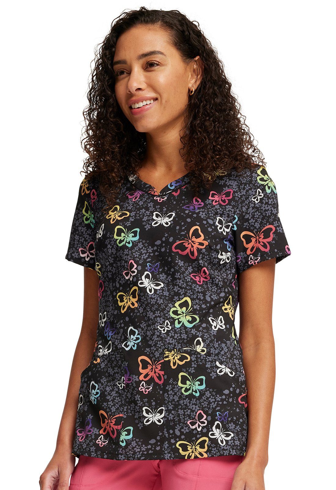 Cherokee Funktionsbluse Bunt bedruckter Damen Kasack 