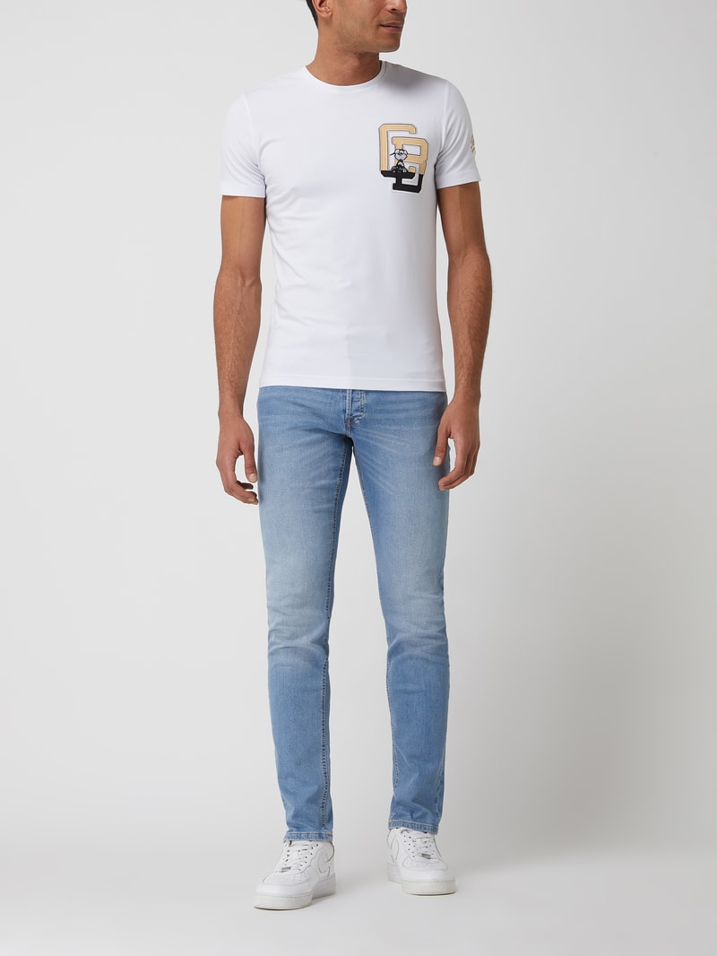Slim Fit Jeans mit Stretch-Anteil Modell 'Glenn' in jeans